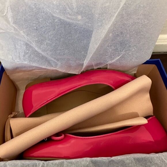 Stuart Weitzman gabby ballet flats almond toe size 6, new - Picture 10 of 11